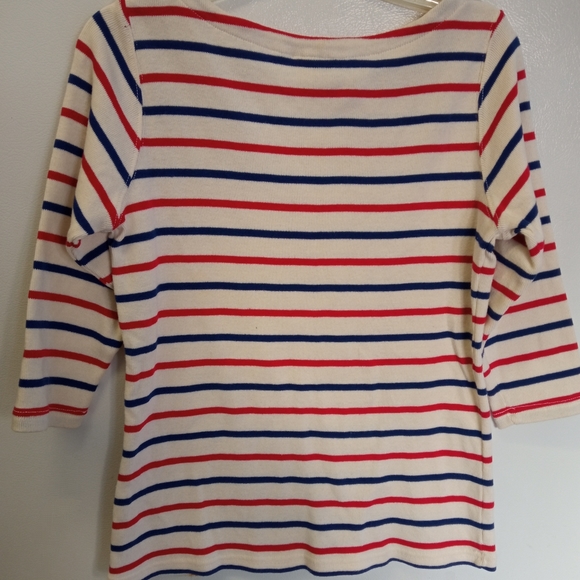 90s L.L.Bean Yarn-Dyed Stripes Sweater - Picture 4 of 4